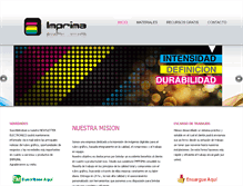 Tablet Screenshot of imprima.com.ar